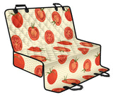 Tomato Dot Background Dog Car Seat Covers