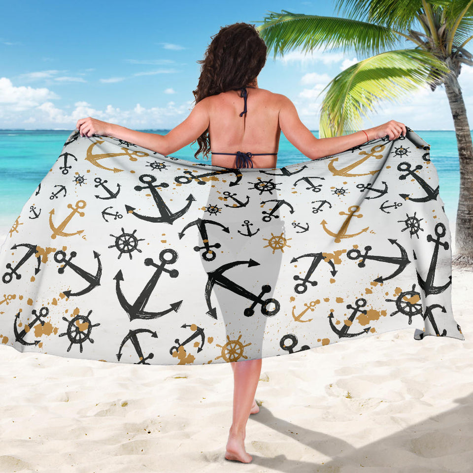 Anchors Rudders Pattern Sarong