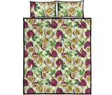 Passion fruit pattern Quilt Bed Set