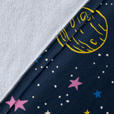 Space Pattern With Planets, Comets, Constellations And Stars Premium Blanket