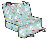 Cute Snowman Snowflake Pattern Dog Car Seat Covers