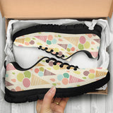Ice Cream Cone Pattern Women'S Sneaker Shoes Pillow