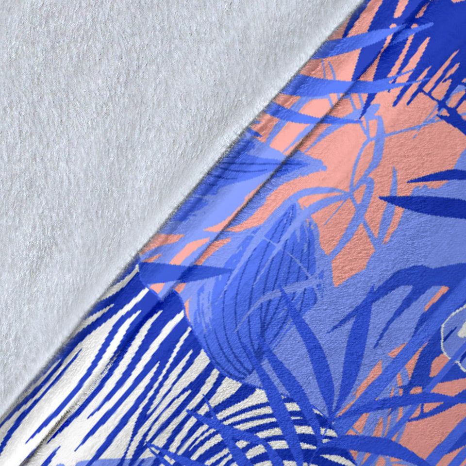 White Bengal Tigers Pattern Premium Blanket