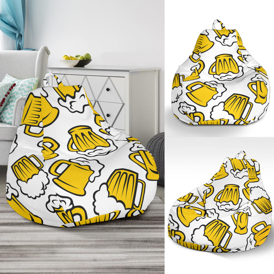 Beer Design Pattern Bean Bag Cover