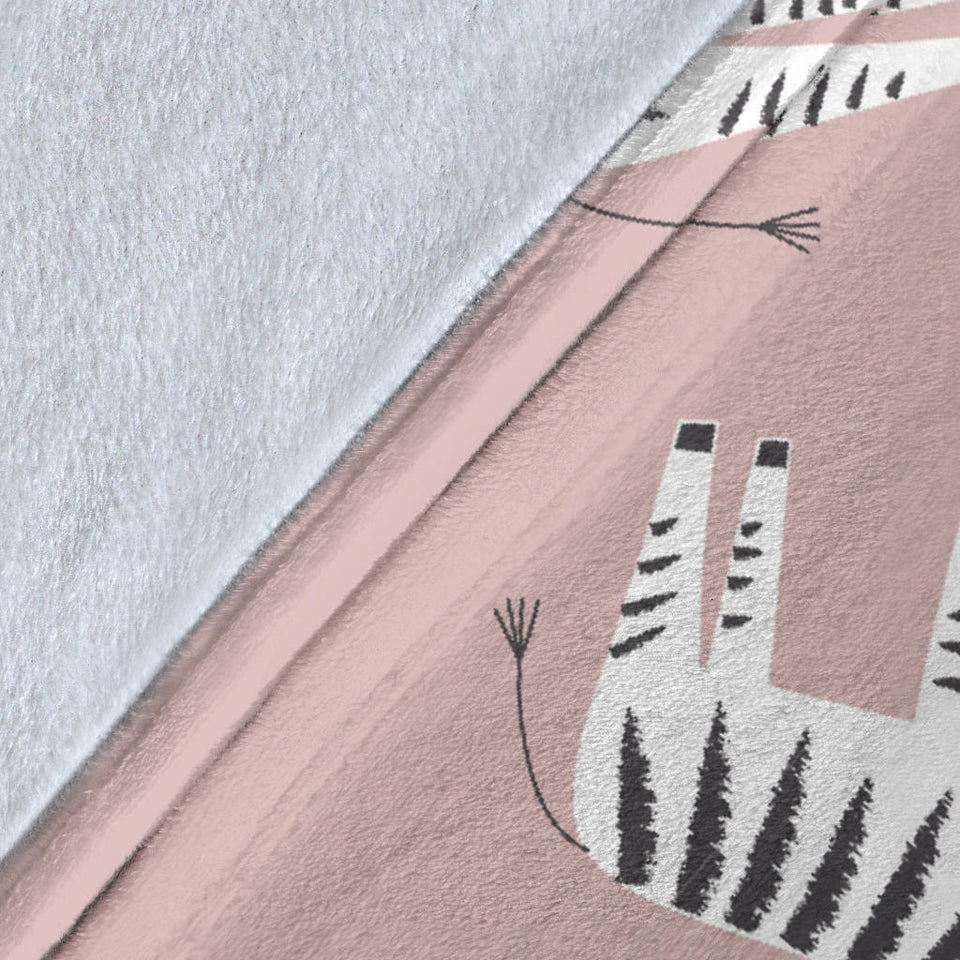 Cute Zebra Pattern Premium Blanket