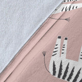 Cute Zebra Pattern Premium Blanket