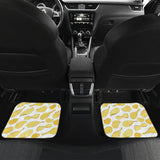 Potato Chips Pattern Print Design 02 Front and Back Car Mats