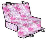 Pink Flamingo Flower Pattern Dog Car Seat Covers