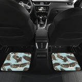 Eagle Pattern Print Design 01 Front and Back Car Mats