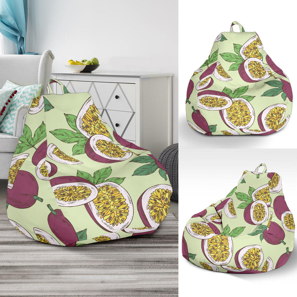 Passion Fruit Pattern Bean Bag Cover
