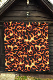 Fire Flame Dark Pattern Premium Quilt