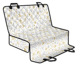 Christmas Tree Christmas Element Silver Gold Pattern Dog Car Seat Covers