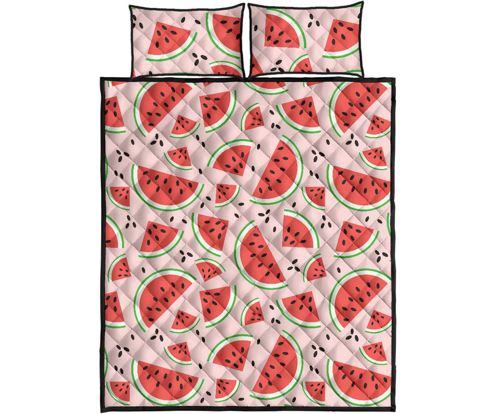 Watermelon pattern Quilt Bed Set