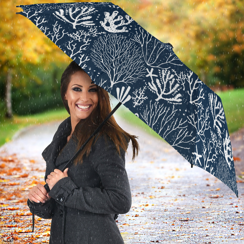 Coral Reef Pattern Print Design 05 Umbrella