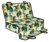 Beautiful Parrot Palm Leaves Pattern Dog Car Seat Covers