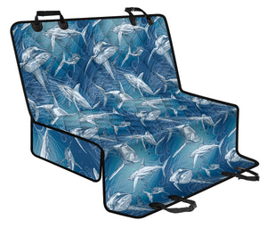 Shark Hand Drawn Dog Car Seat Covers