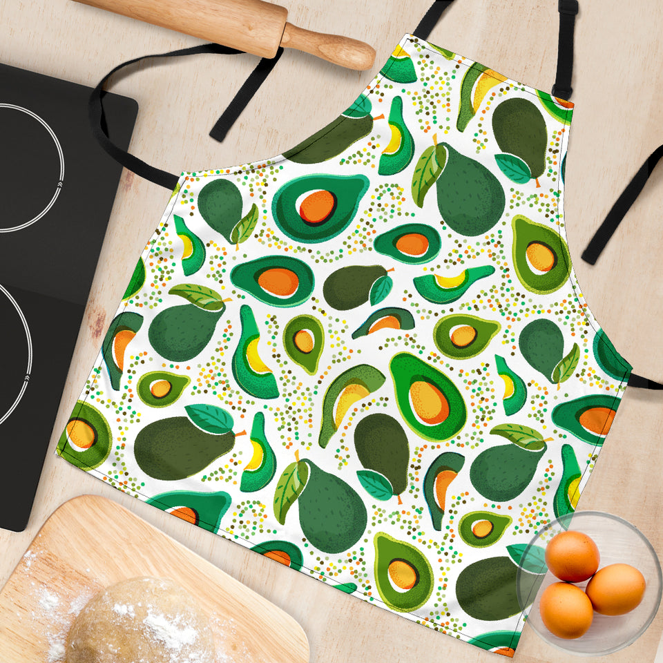 Avocado Design Pattern Adjustable Apron
