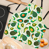 Avocado Design Pattern Adjustable Apron
