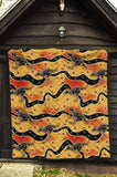 Kangaroo Australian Aboriginal Art Pattern Premium Quilt