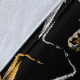 Saxophone Design Pattern Premium Blanket
