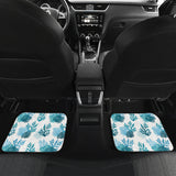 Coral Reef Pattern Print Design 04 Front and Back Car Mats