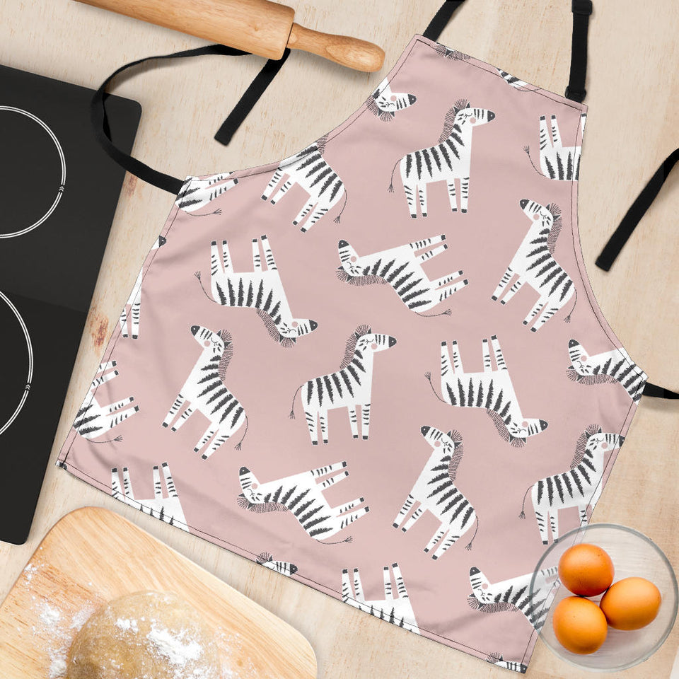Cute Zebra Pattern Adjustable Apron