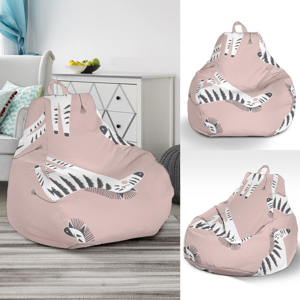 Cute Zebra Pattern Bean Bag Cover