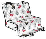 French Bulldog Cup Paw Pattern Dog Car Seat Covers