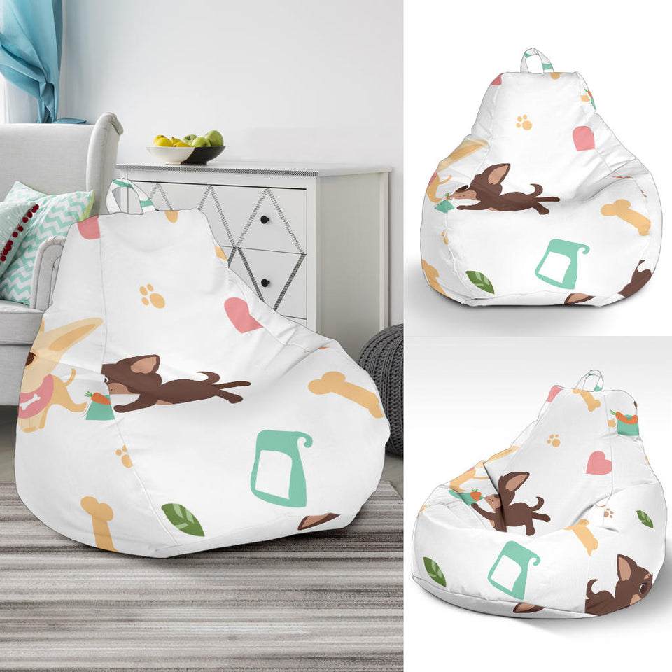 Cute Chihuahua Puppie Pattern Bean Bag Cover