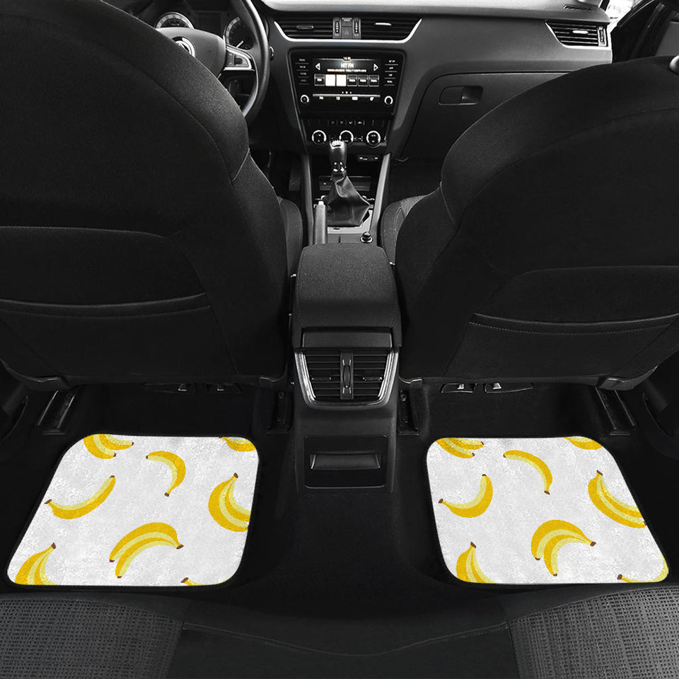 Banana Pattern Front And Back Car Mats