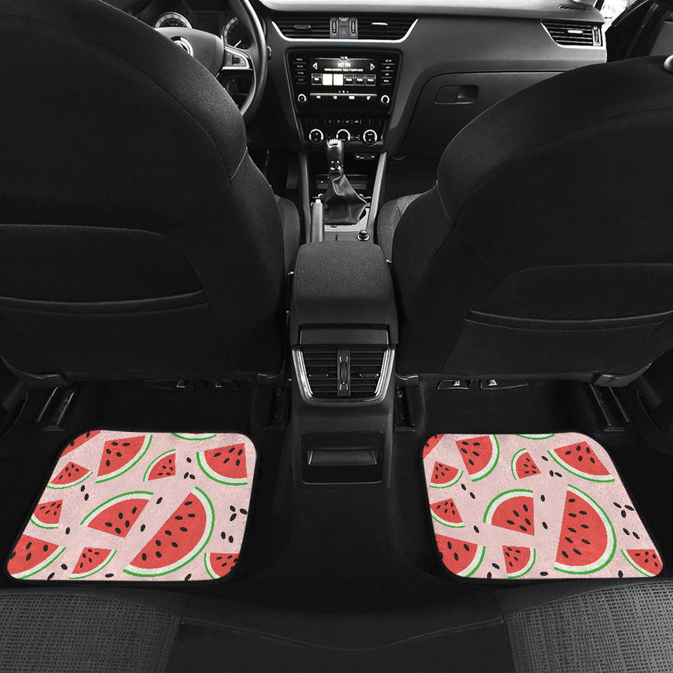Watermelon Pattern Front And Back Car Mats