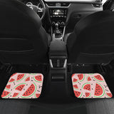 Watermelon Pattern Front And Back Car Mats