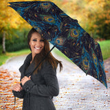 Beautiful Peacock Feather Pattern Umbrella
