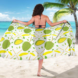 Durian Pattern Background Sarong