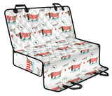 Cute Dachshund Bone Pattern Dog Car Seat Covers