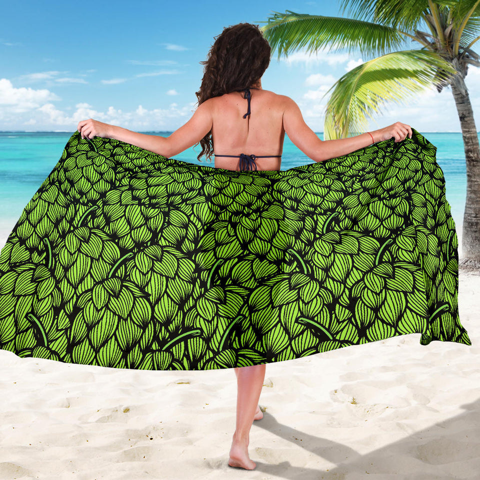 Green Hop Pattern Sarong