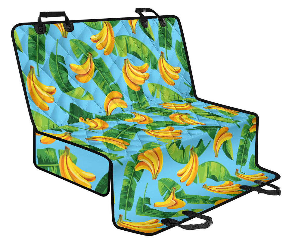 Banana Leaves Banana Design Pattern Dog Car Seat Covers