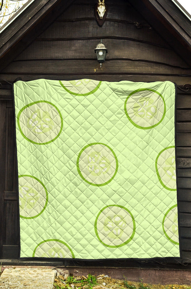 Cucumber Pattern Premium Quilt