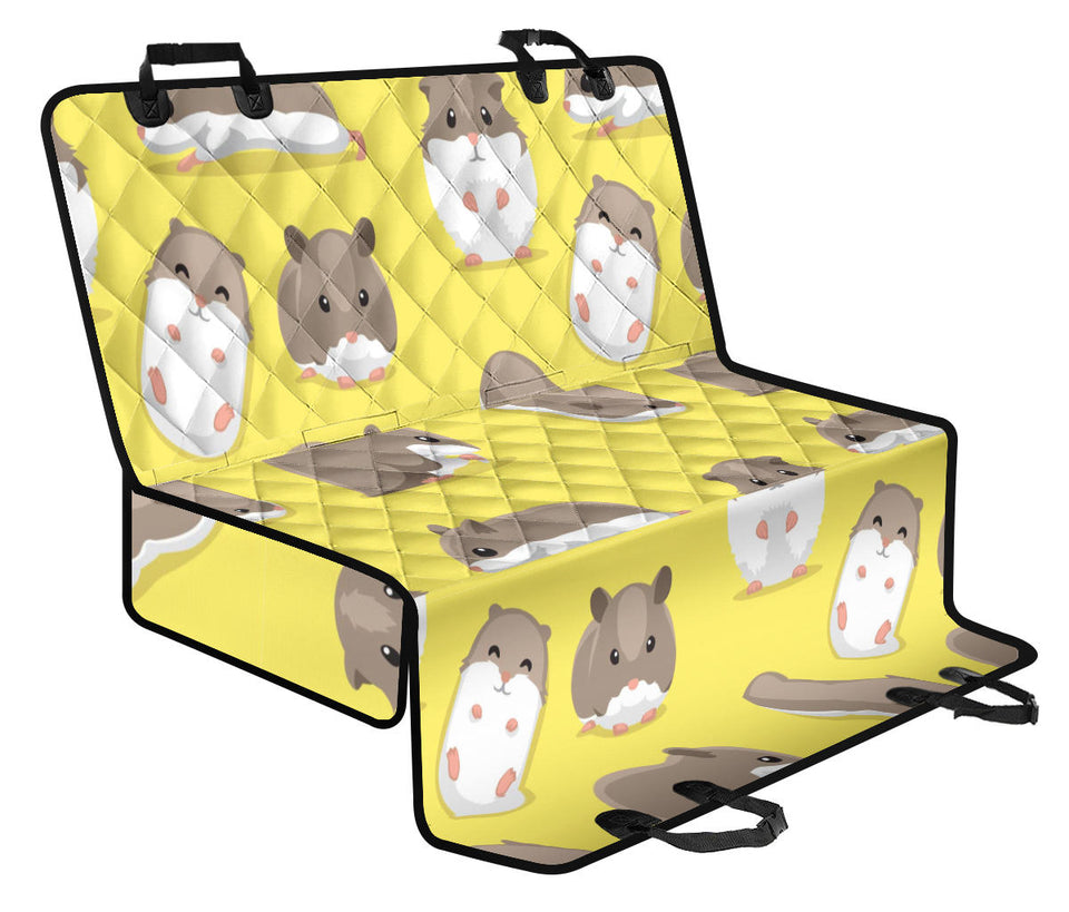 Cute Hamster Pattern Dog Car Seat Covers