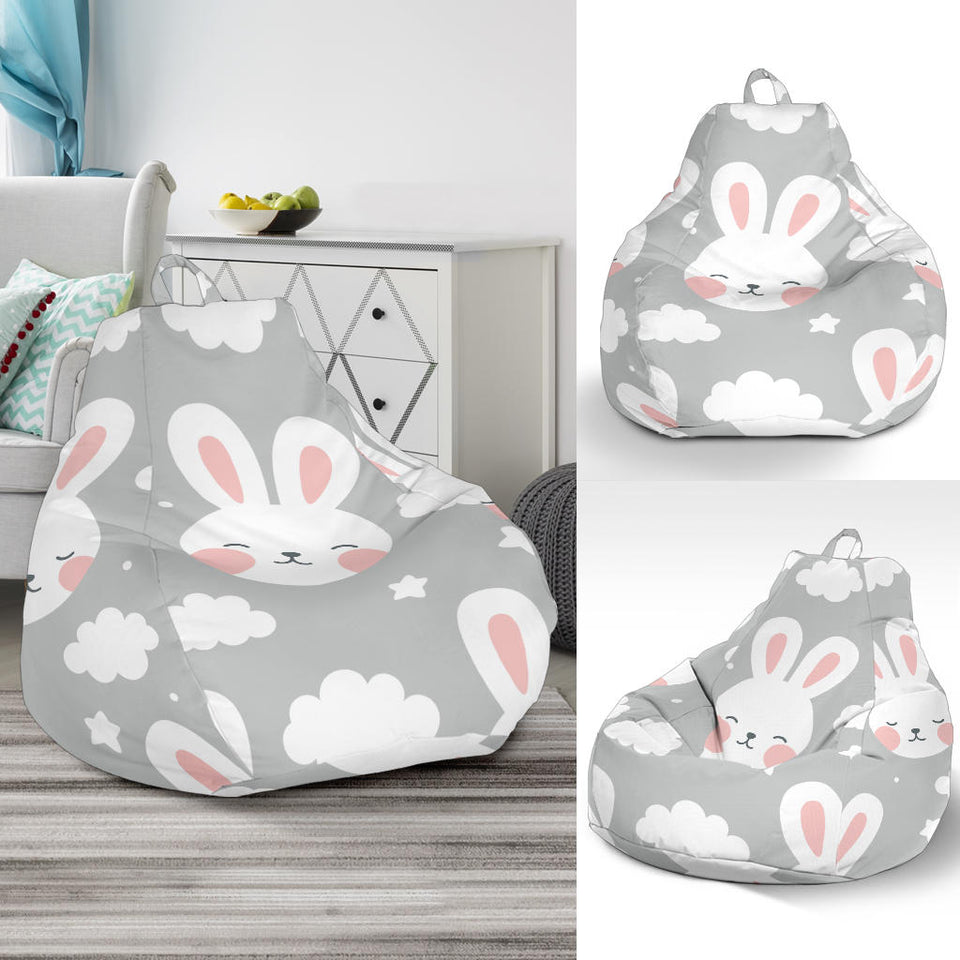 Rabbit Cloud Pattern Bean Bag Cover
