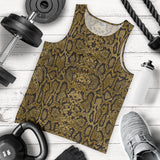 Snake skin pattern Men Tank Top