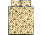 peanuts design pattern Quilt Bed Set