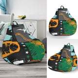 Dinosaurs Print Pattern Bean Bag Cover