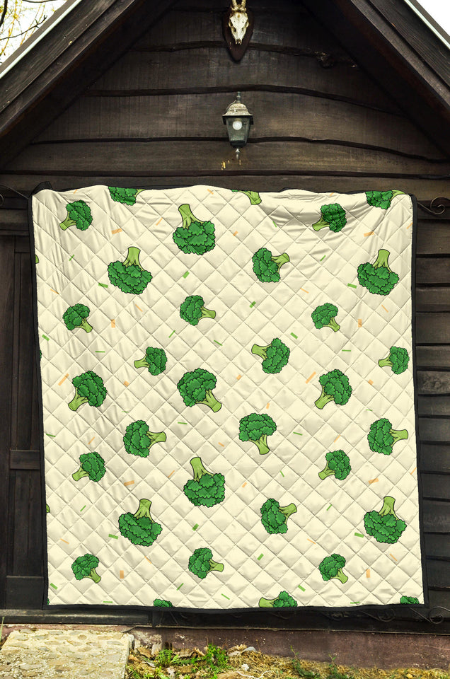 Broccoli Pattern Premium Quilt