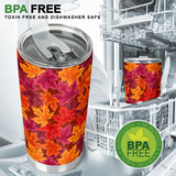 Autumn Maple Leaf Pattern Tumbler