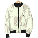 Little Young Goat Pattern Women'S Bomber Jacket
