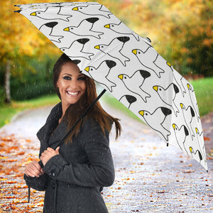Seagull Pattern Print Design 05 Umbrella
