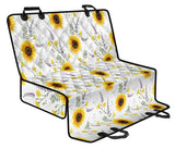 Beautiful Sunflowers Pattern Dog Car Seat Covers