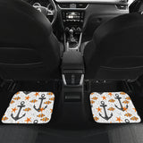 Clown Fish Pattern Print Design 02 Front and Back Car Mats