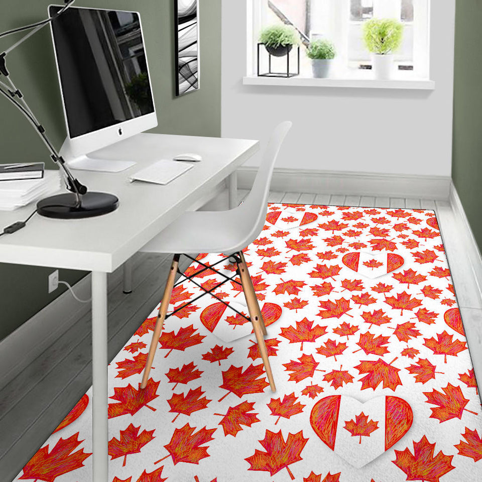Canada Pattern Print Design 02 Area Rug